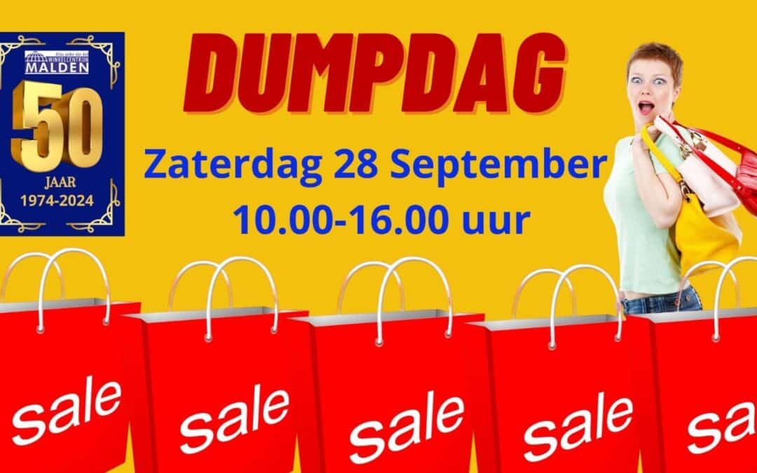 28 september: Dumpdag