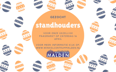 Gezocht: standhouders Paasmarkt zaterdag 16 april