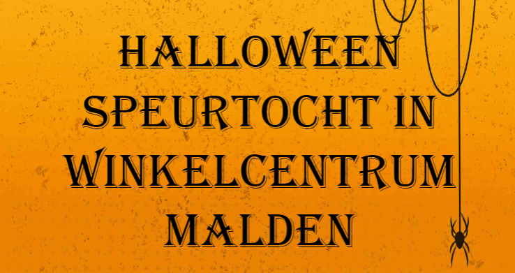 Halloween Speurtocht vrijdag 28 oktober