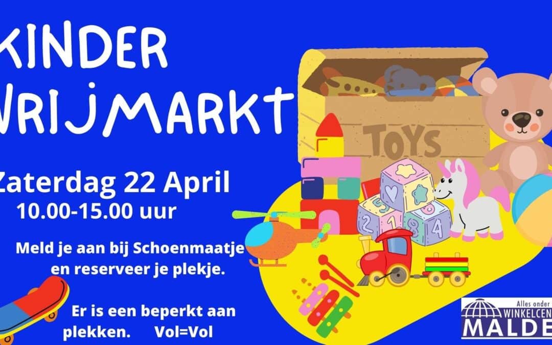 Zaterdag 22 april: Kindervrijmarkt