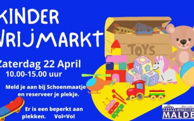 Zaterdag 22 april: Kindervrijmarkt