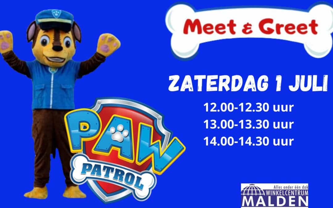 hond chase paw patrol malden bezoek