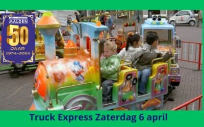 Zaterdag 6 April: Treintje voor de kinderen