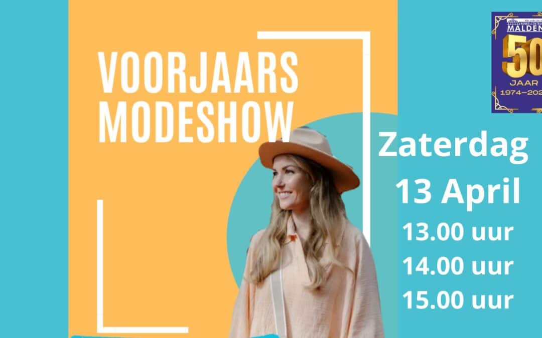 Zaterdag 13 April Modeshow