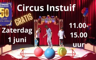 Zaterdag 1 Juni Open circus Piste: Wordt een circus artiest! 11.00-15.00 uur.
