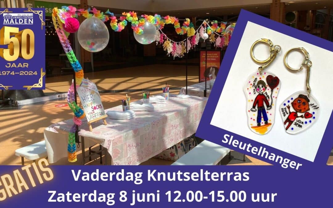 Zaterdag 8 juni: Vaderdag knutselterras