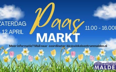 Zaterdag 12 april: Paasmarkt