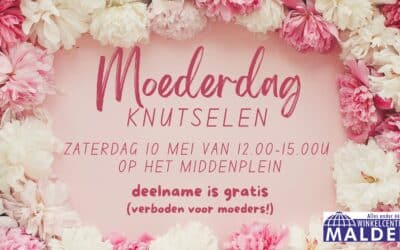 Zaterdag 10 mei: Moederdag knutselterras